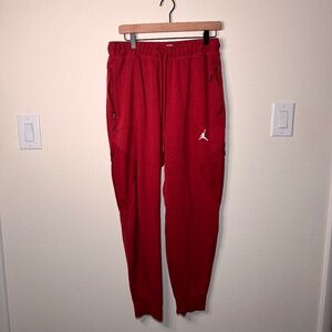 Jordan Brand Joggers Men's XL Red Oklahoma Sooner Team Issued Performance